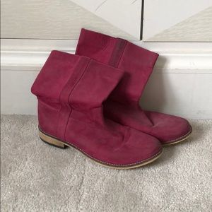 Boden Nubuck Leather Boots